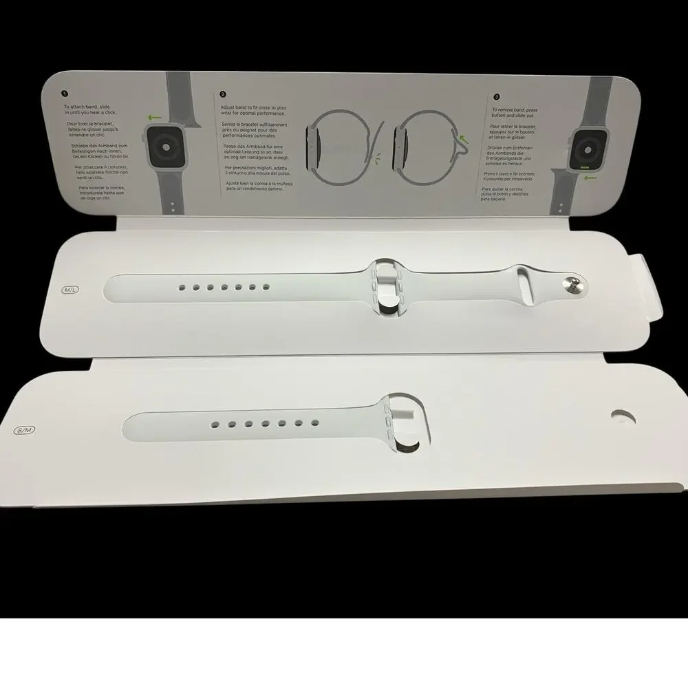 Apple Watch Band White Sport Band Works with any Apple iWatch NEW